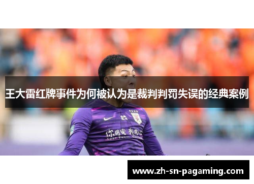 王大雷红牌事件为何被认为是裁判判罚失误的经典案例