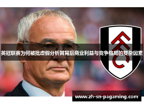 英冠联赛为何被批虚假分析其背后商业利益与竞争格局的复杂因素 英冠联赛为何被批虚假分析其背后商业利益与竞争格局的复杂因素